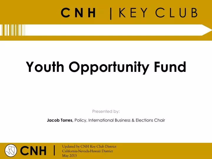 youth opportunity fund