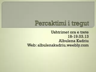 percaktimi i tregut