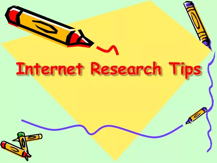 internet research tips