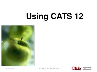 Using CATS 12