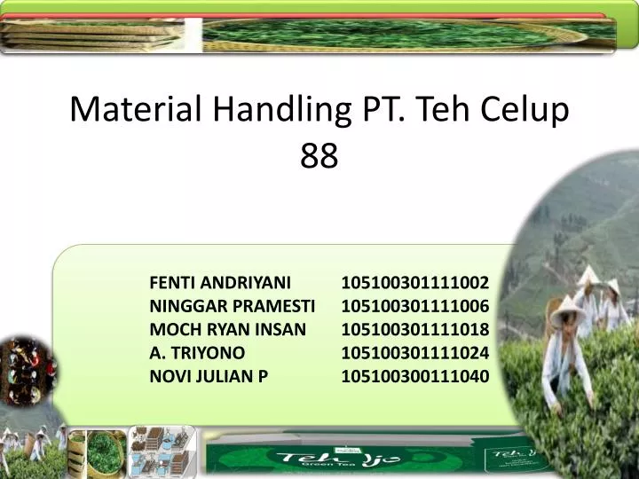 material handling pt teh celup 88