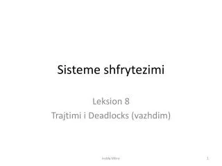 sisteme shfrytezimi