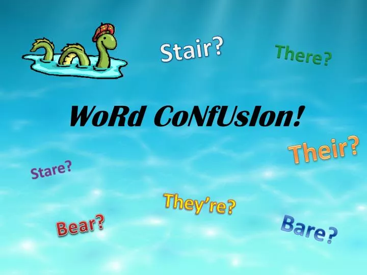 word confusion
