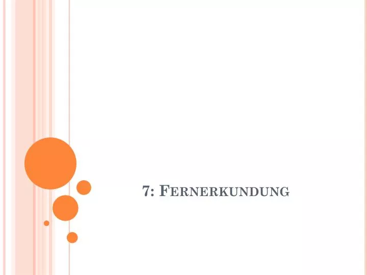 7 fernerkundung