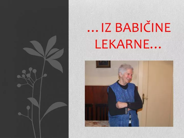 iz babi ine lekarne