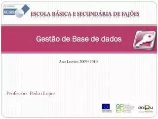 gest o de base de dados