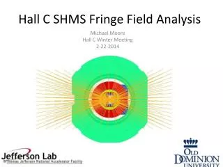 Hall C SHMS Fringe Field Analysis