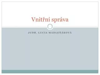 vnit n spr va