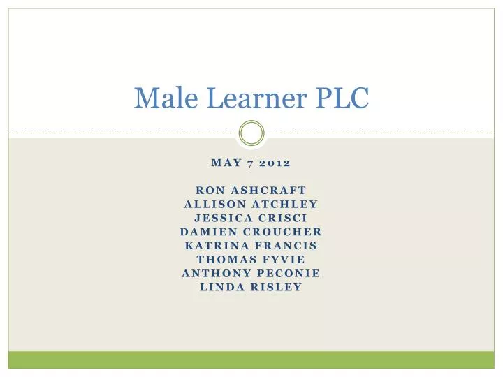 male learner plc