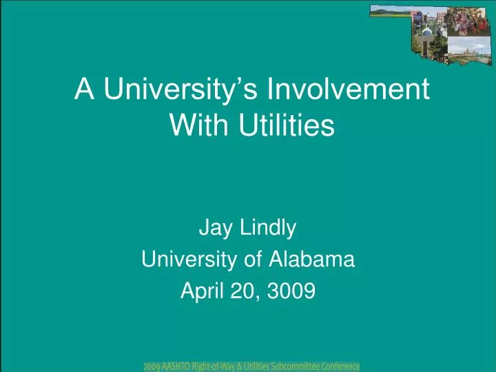 a university s involvement with utilities