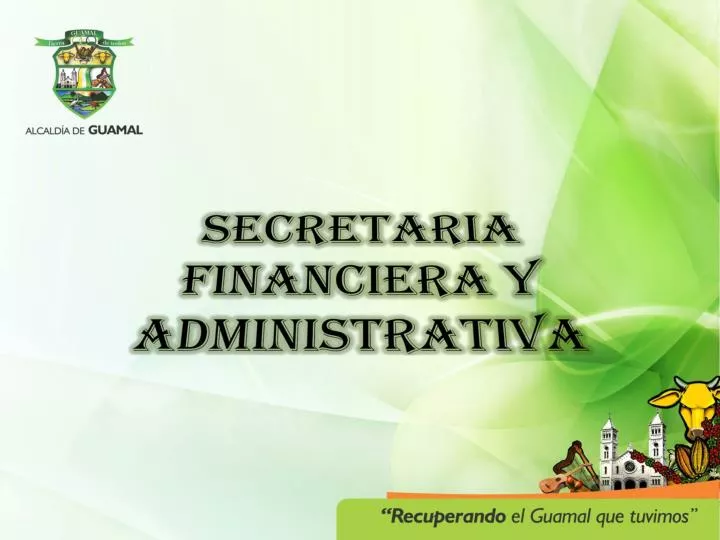 secretaria financiera y administrativa