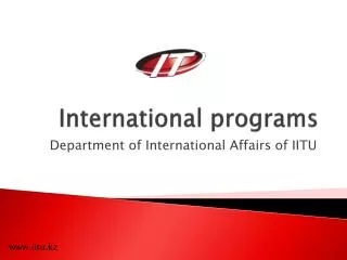 international programs
