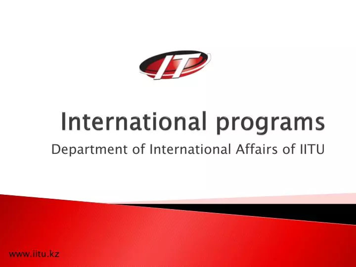 international programs