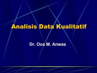 analisis data kualitatif