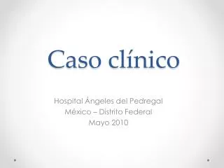 caso cl nico