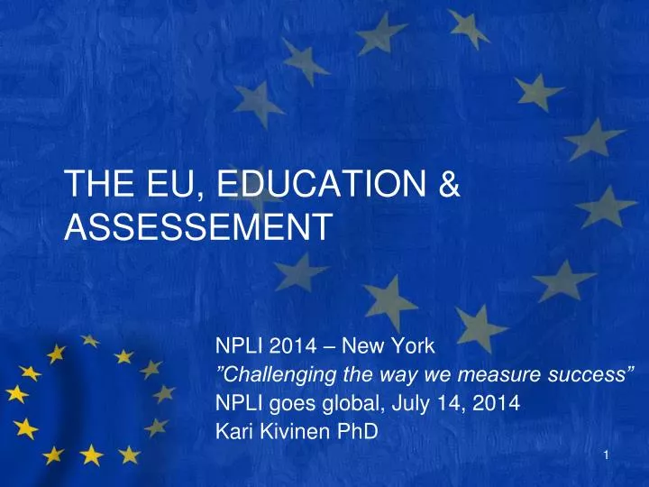 the eu education assessement