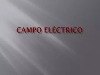 campo el ctrico