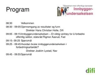 program