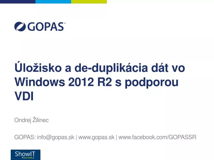 lo isko a de duplik cia d t vo windows 2012 r2 s podporou vdi