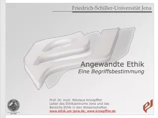 angewandte ethik eine begriffsbestimmung
