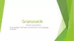 Grammatik - slide 1