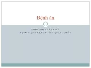b nh n