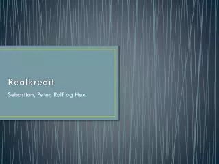 realkredit
