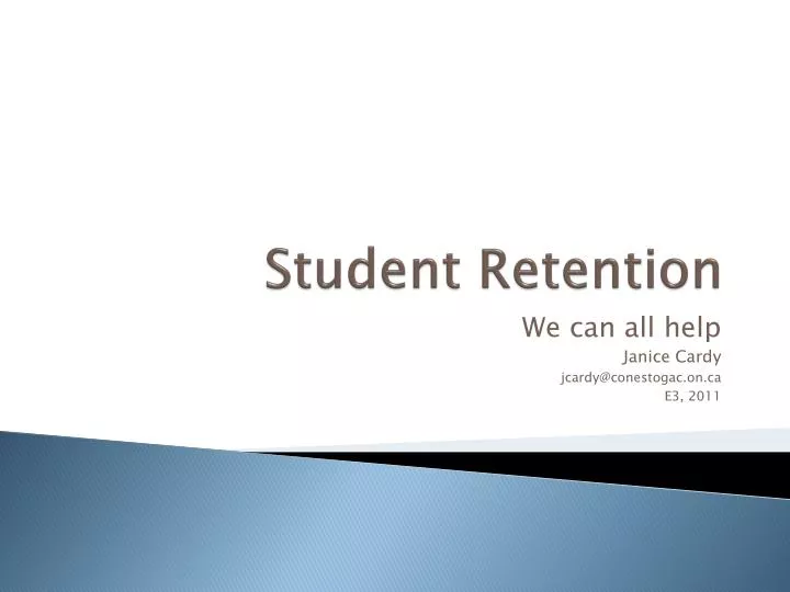 student retention