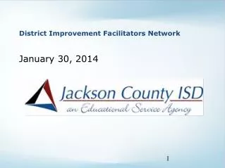 District Improvement Facilitators Network