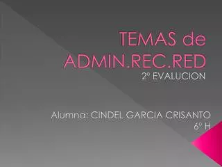 temas de admin rec red