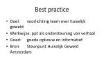Best practice - slide 1