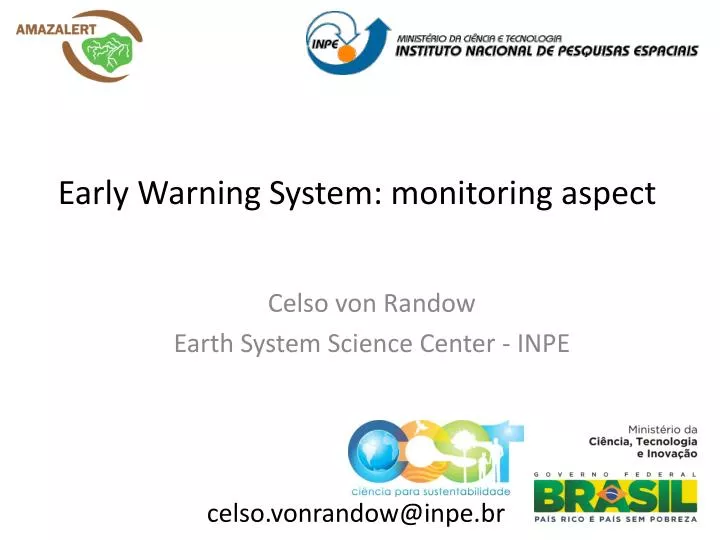 early warning system monitoring aspect