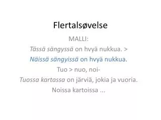 flertals velse
