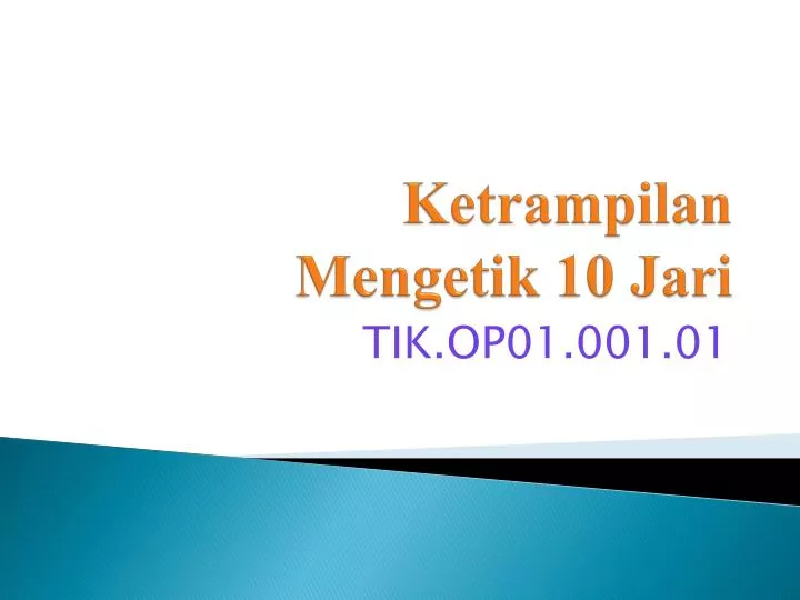 ketrampilan mengetik 10 jari