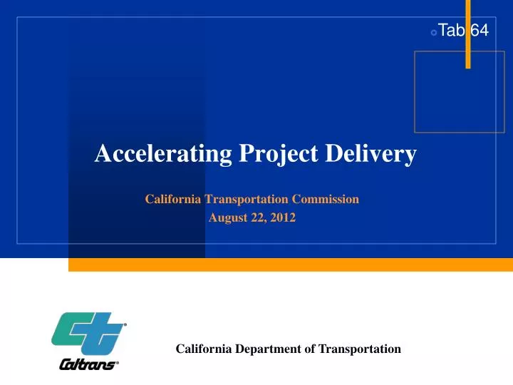 accelerating project delivery