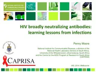 HIV broadly n eutralizing a ntibodies: learning lessons from infections