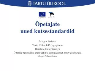 petajate uued kutsestandardid