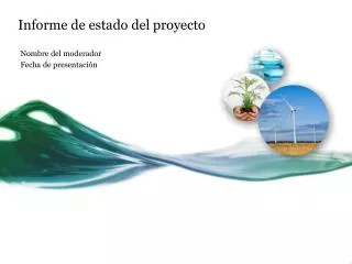 informe de estado del proyecto