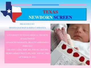 Texas Newborn Screen
