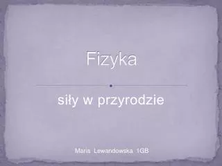 fizyka