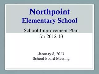 Northpoint Elementary School