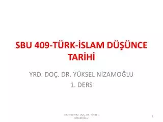 sbu 409 t rk slam d nce tar h