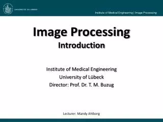 Image Processing Introduction
