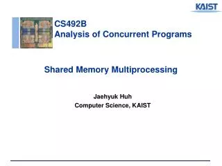 Shared Memory Multiprocessing