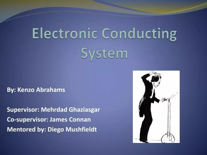 electronic conducting system