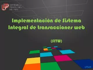 implementaci n de sistema integral de transacciones web