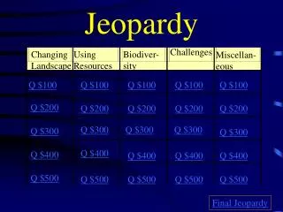 Jeopardy