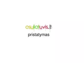 pristatymas