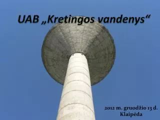 uab kretingos vandenys