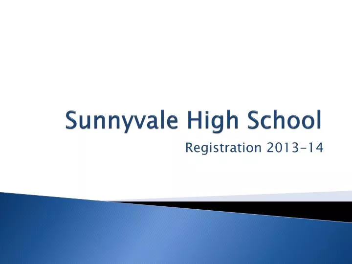 sunnyvale high school